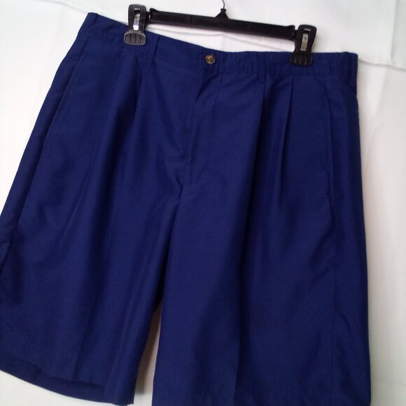 Fairway Golf Collection Shorts Men 36 Pleated Blue - Picture 9 of 15